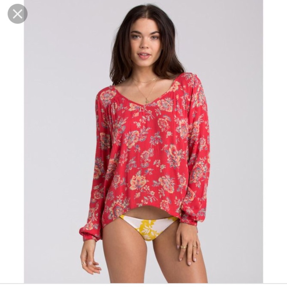 billabong floral top